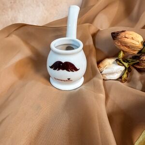 Weisenbach Mustache Design Schnapps Pfeifle Pipe Shot‎ Glass